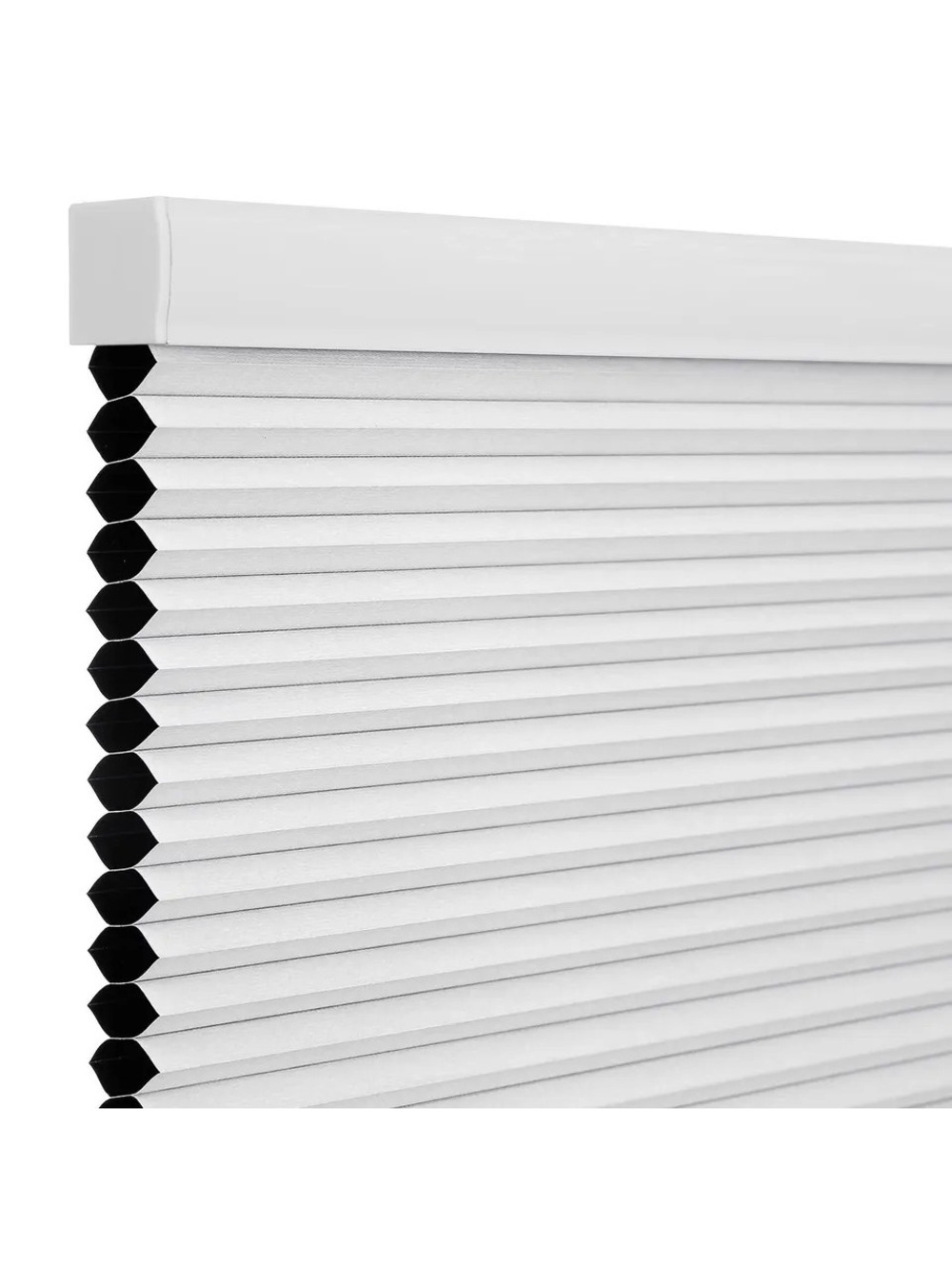 Cordless Blackout Cellular 27x72" Honeycomb Window Blinds Room Darkening White